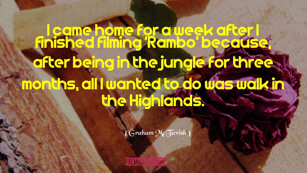 Highlands quotes by Graham McTavish