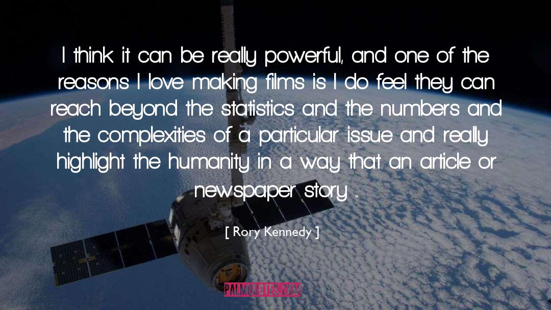 Highlight quotes by Rory Kennedy