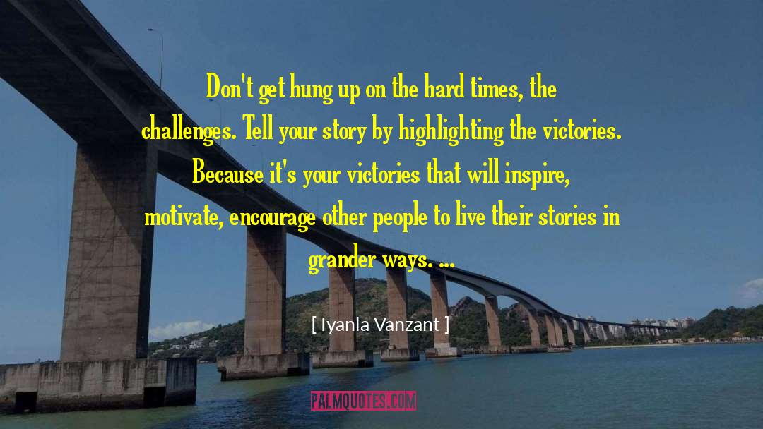 Highlighting quotes by Iyanla Vanzant