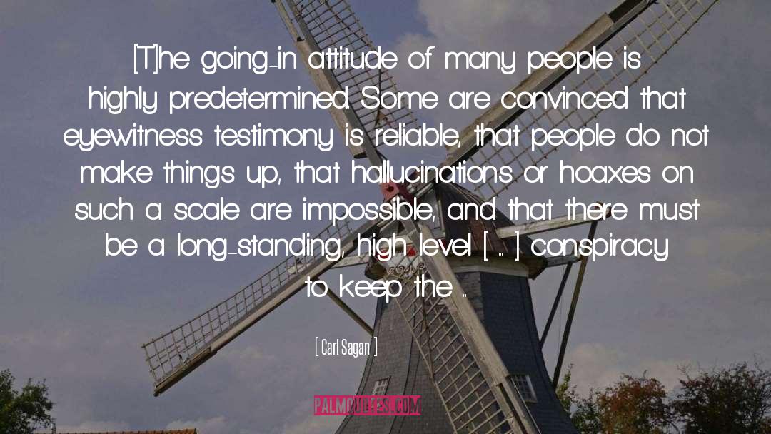 Highly Attitude quotes by Carl Sagan