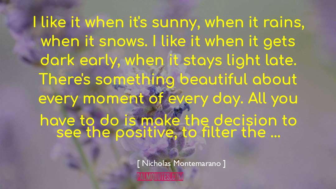 Highly Positive quotes by Nicholas Montemarano