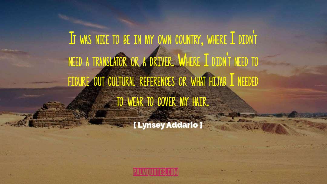 Hijab quotes by Lynsey Addario