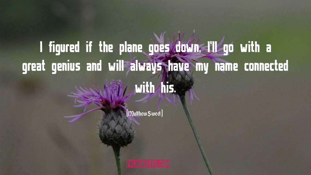 Hijacked Plane quotes by Matthew Sweet
