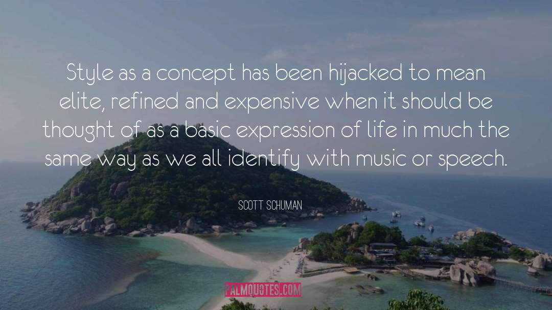 Hijacked quotes by Scott Schuman