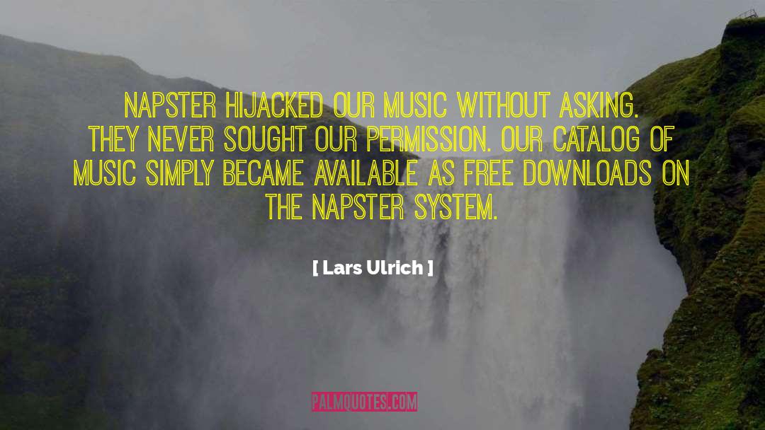 Hijacked quotes by Lars Ulrich