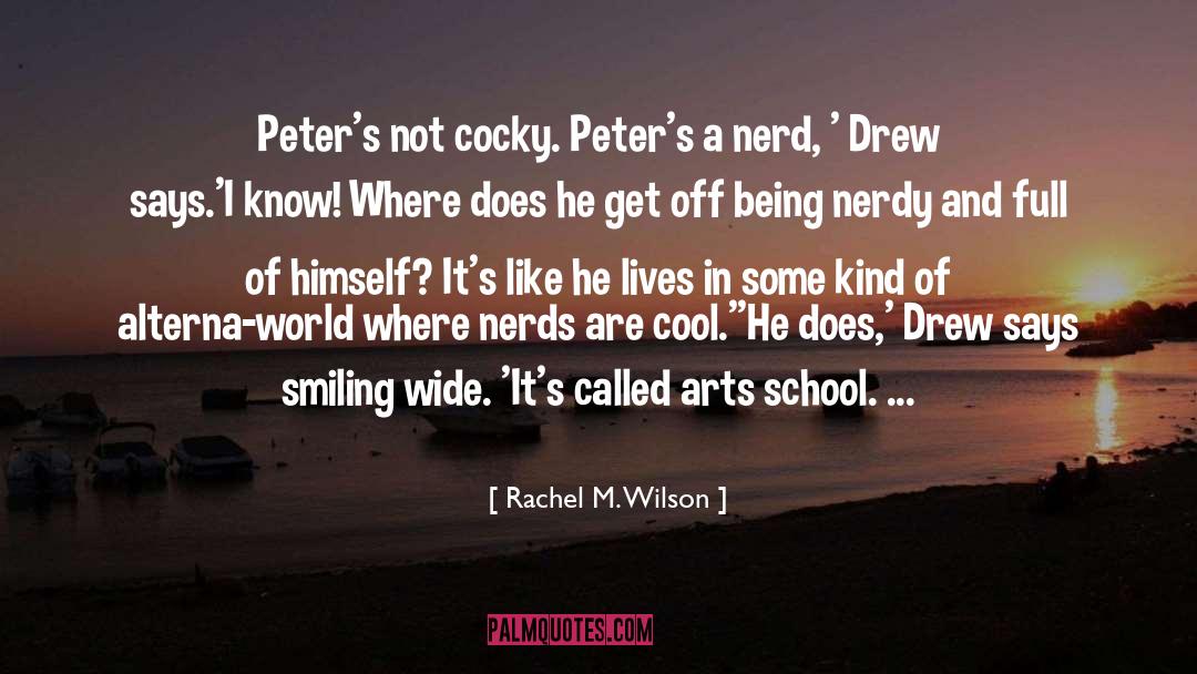 Hilarious Nerd quotes by Rachel M. Wilson