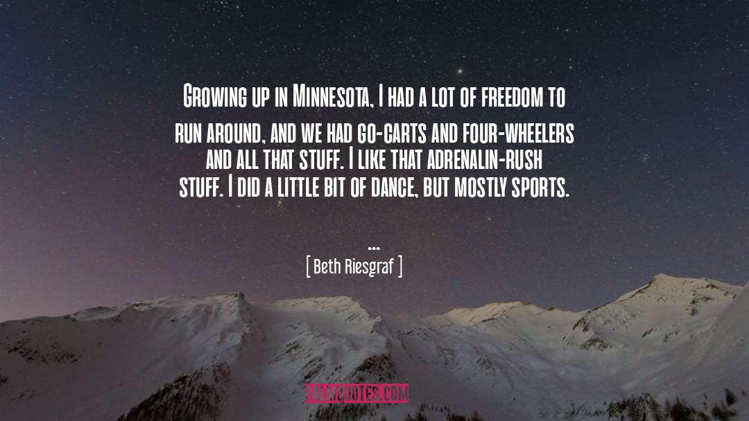 Hilarious Sports quotes by Beth Riesgraf