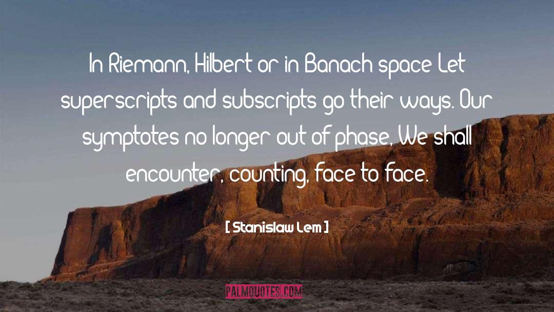 Hilbert quotes by Stanislaw Lem