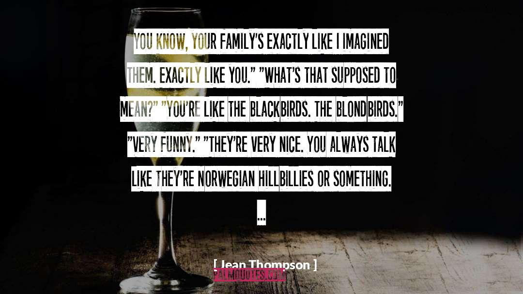 Hillbillies quotes by Jean Thompson