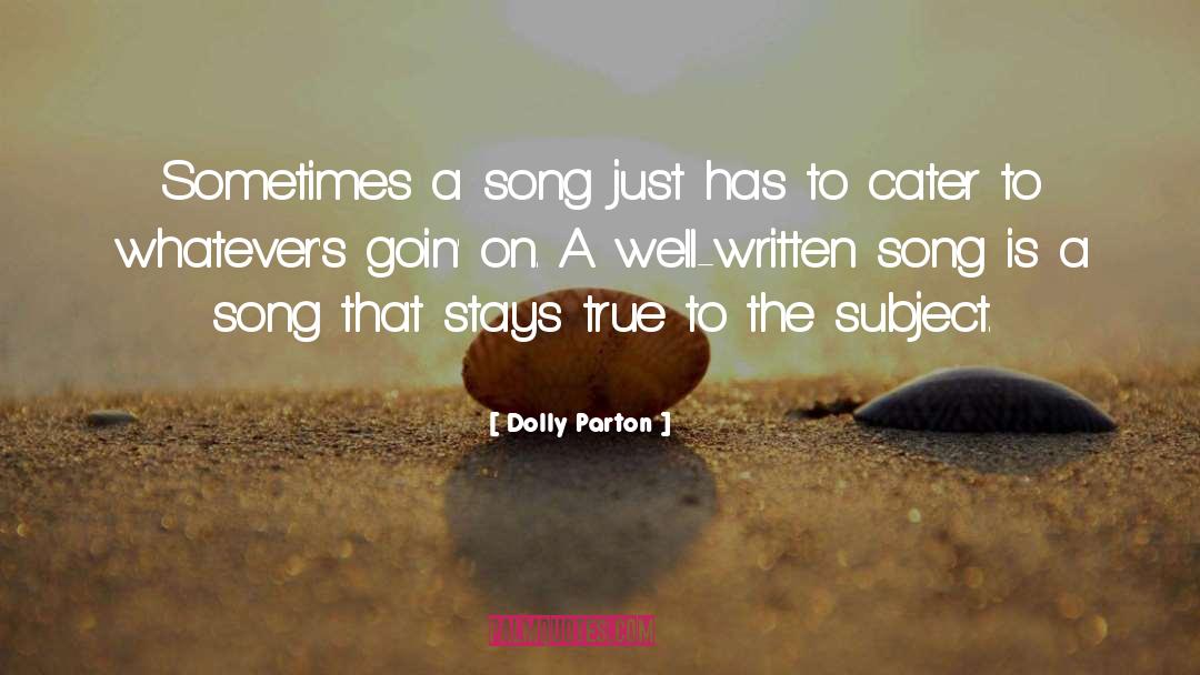 Hilling Song quotes by Dolly Parton