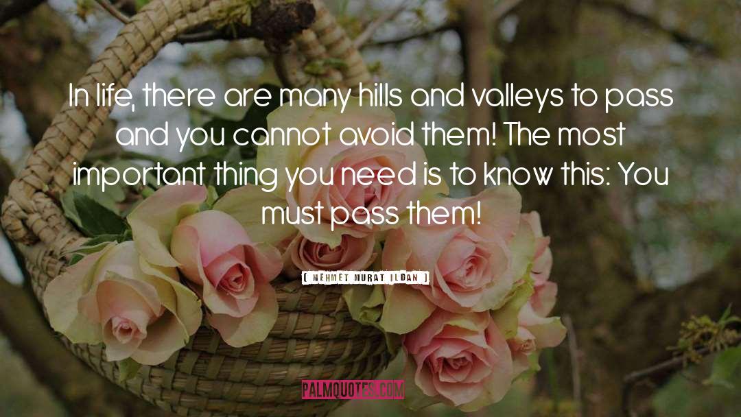 Hills And Valleys quotes by Mehmet Murat Ildan