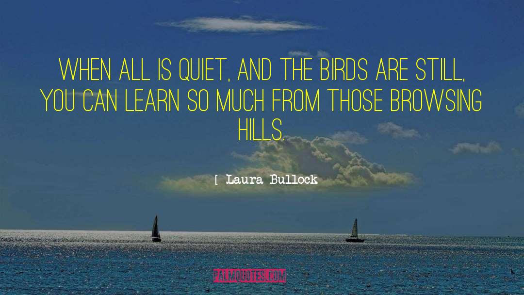 Hills quotes by Laura Bullock
