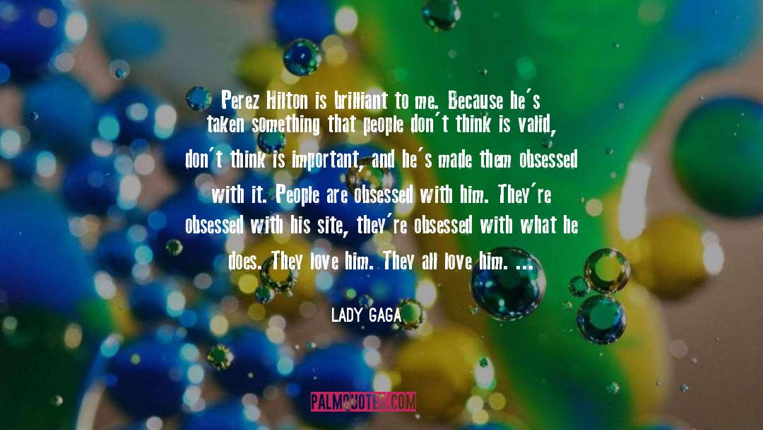 Hilton quotes by Lady Gaga