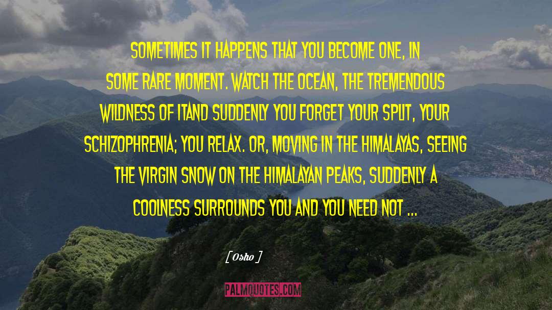 Himalayan quotes by Osho
