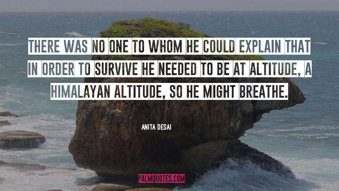 Himalayan quotes by Anita Desai