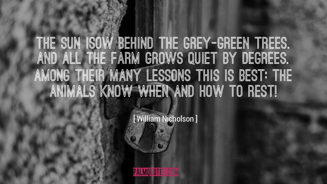 Hincks Farm quotes by William Nicholson