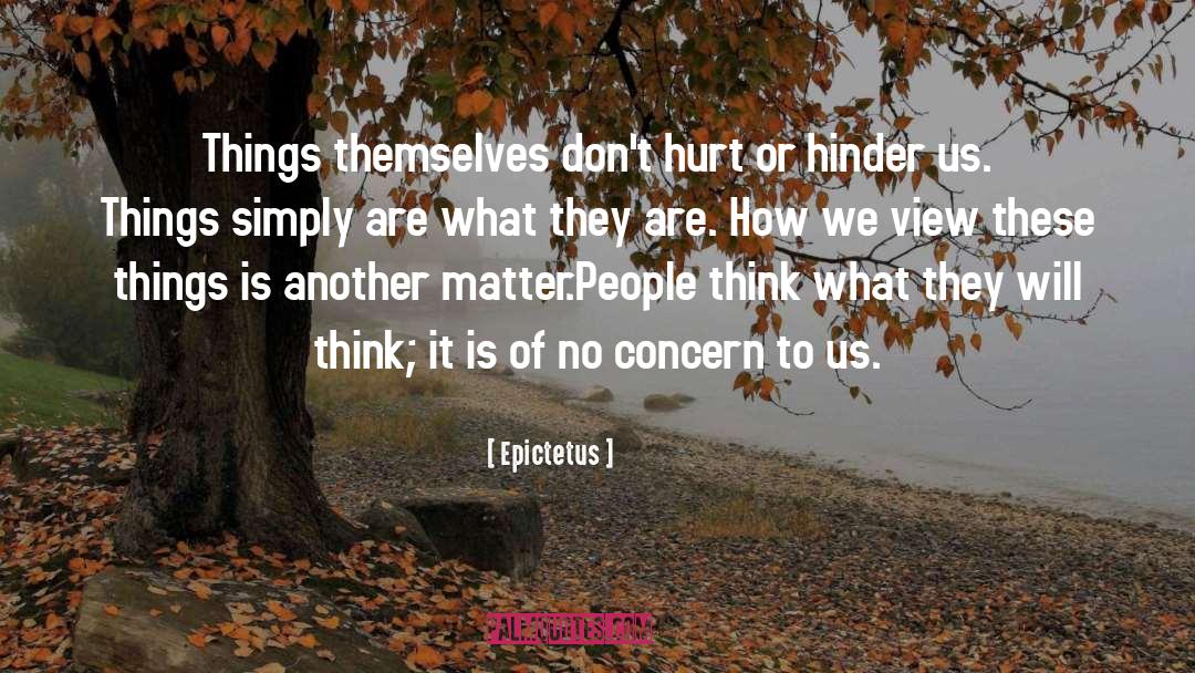 Hinder quotes by Epictetus