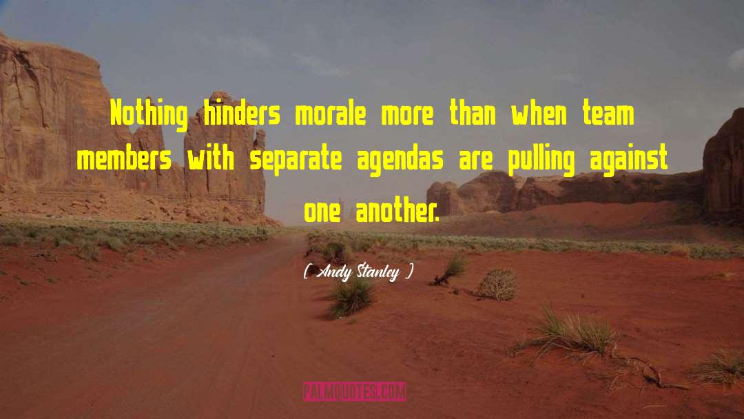 Hinders quotes by Andy Stanley