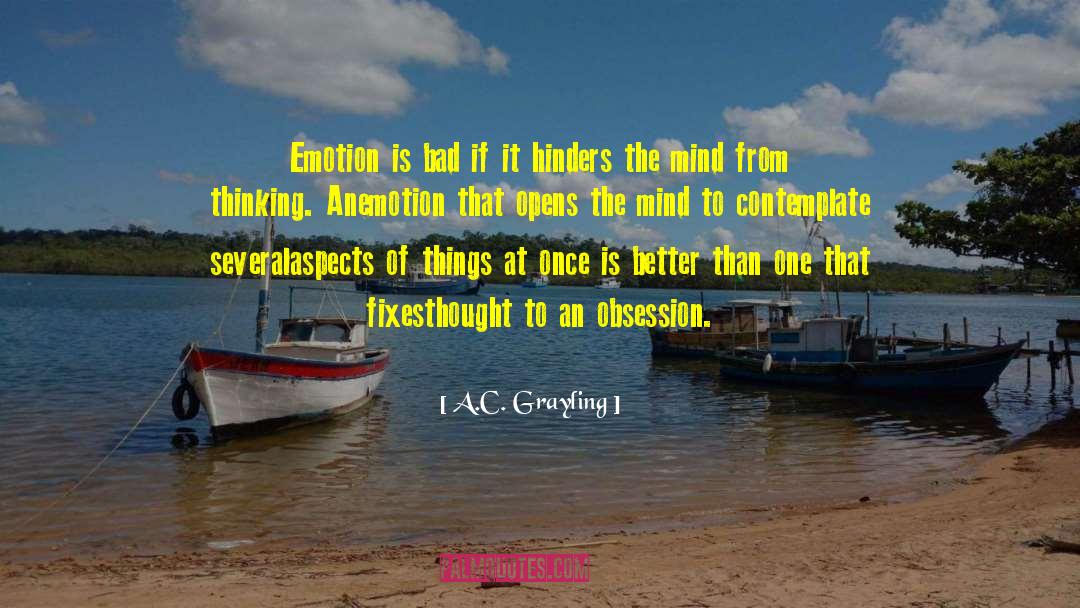 Hinders quotes by A.C. Grayling