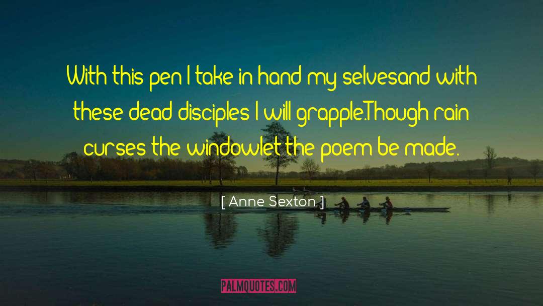 Hindi Poem quotes by Anne Sexton