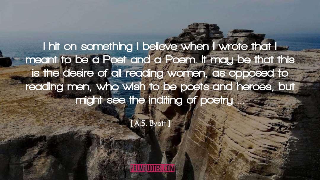 Hindi Poetry quotes by A.S. Byatt