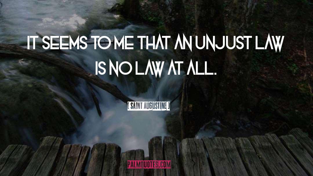 Hindmarsh Law quotes by Saint Augustine