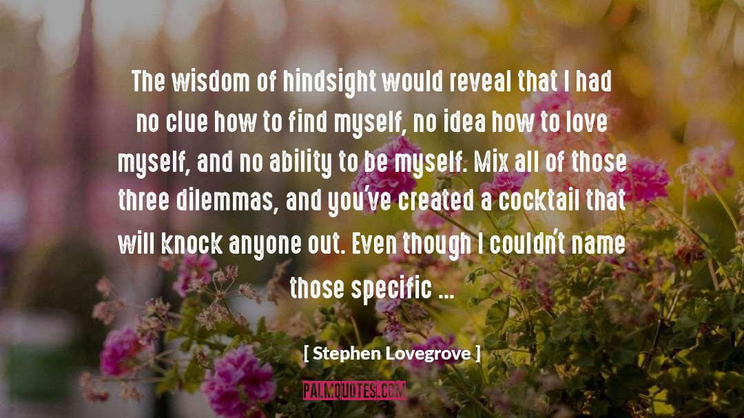 Hindsight quotes by Stephen Lovegrove