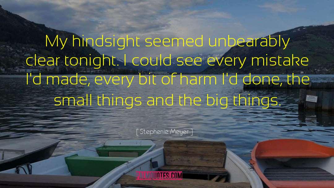 Hindsight quotes by Stephenie Meyer