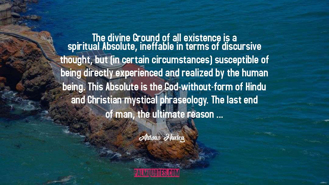 Hindu Dharma quotes by Aldous Huxley