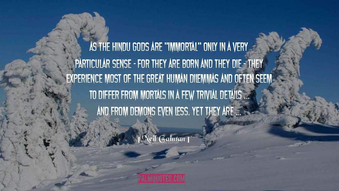 Hindu God quotes by Neil Gaiman