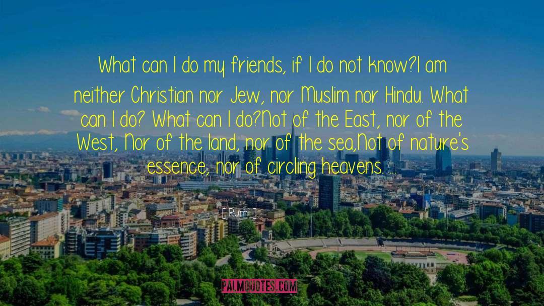 Hindu Muslim Peace quotes by Rumi