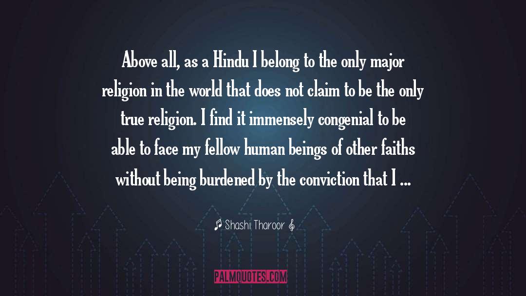 Hinduism quotes by Shashi Tharoor