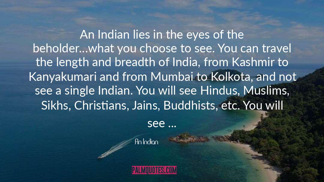 Hindus quotes by An Indian