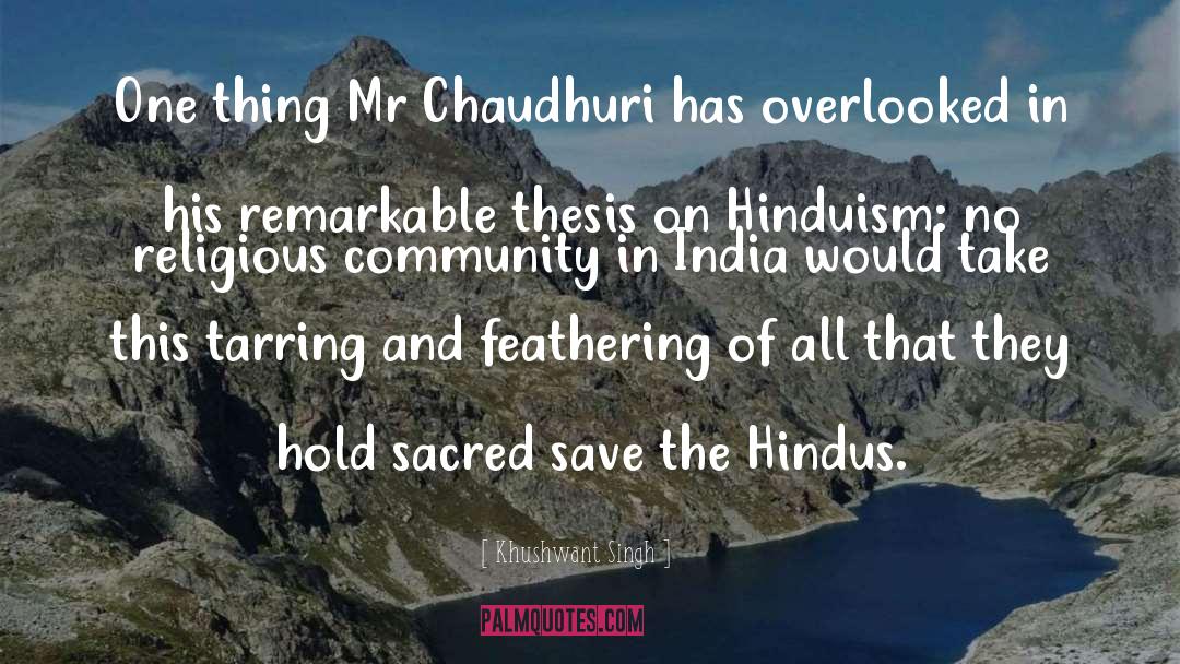Hindus quotes by Khushwant Singh