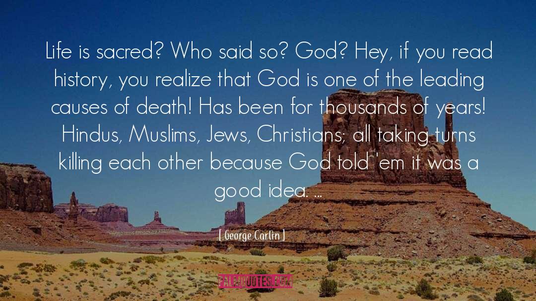 Hindus quotes by George Carlin