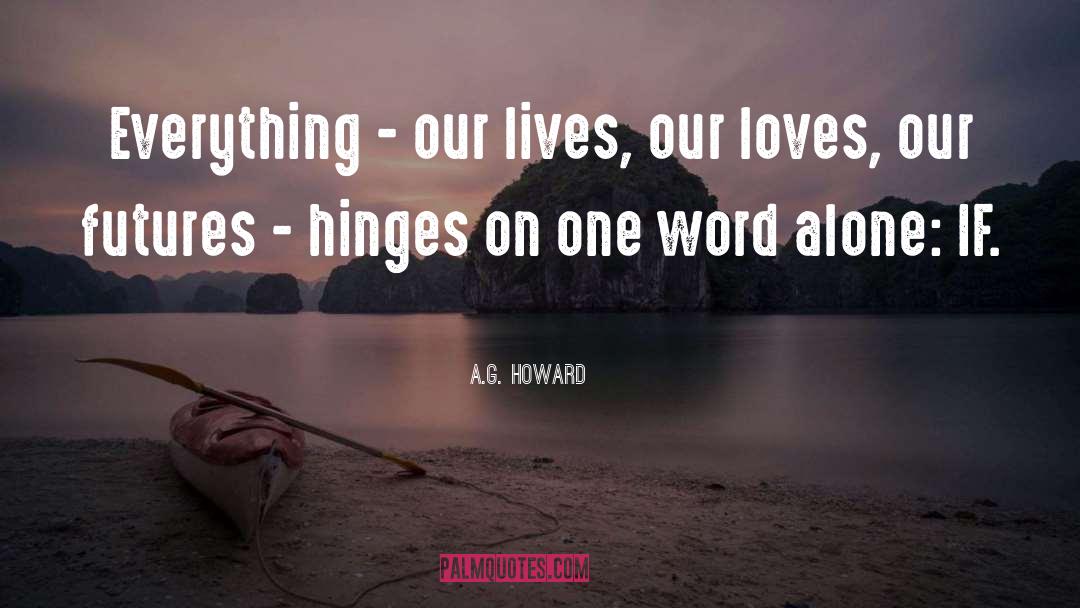 Hinges quotes by A.G. Howard