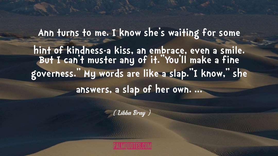 Hint quotes by Libba Bray