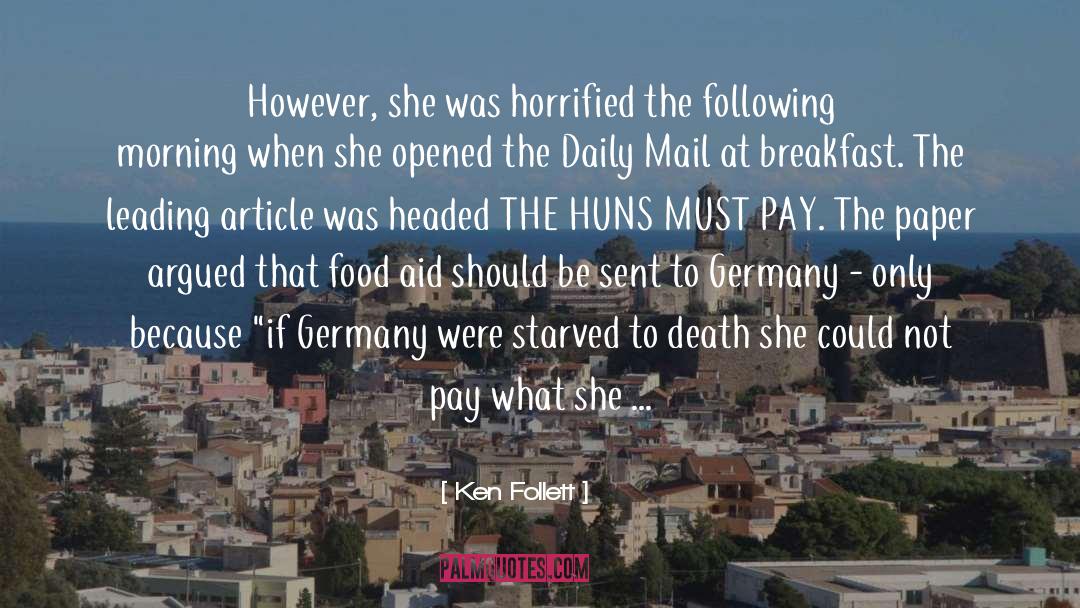 Hinten Germany quotes by Ken Follett