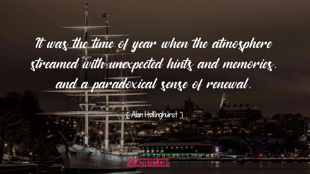 Hints quotes by Alan Hollinghurst