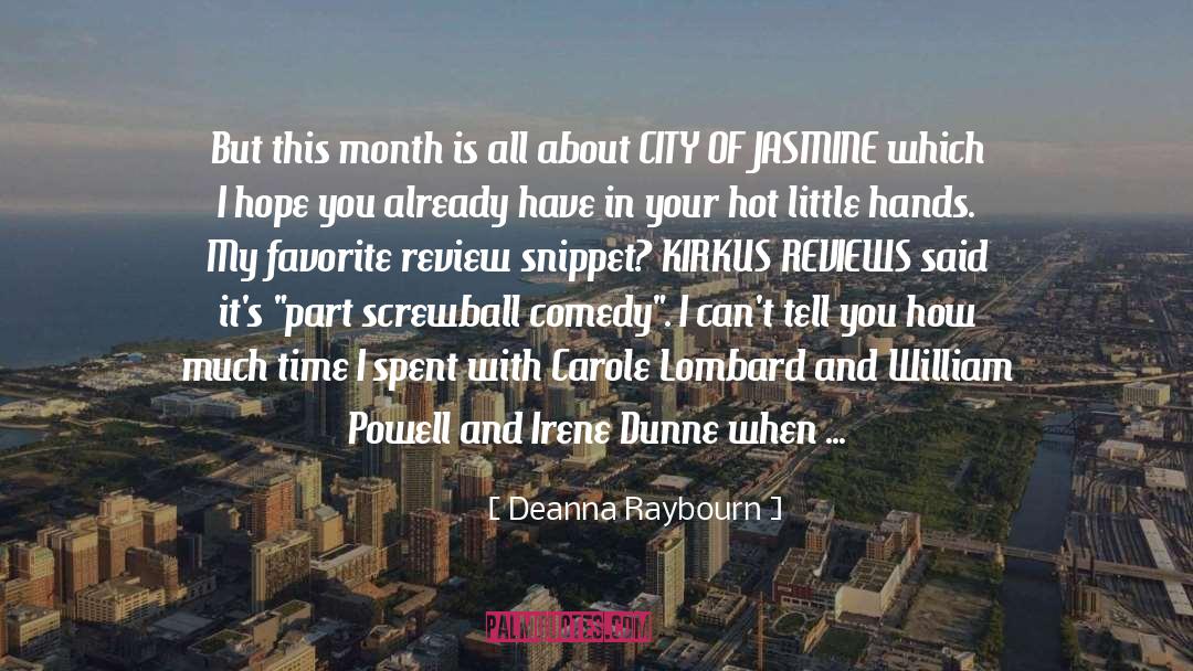 Hip Comedy quotes by Deanna Raybourn