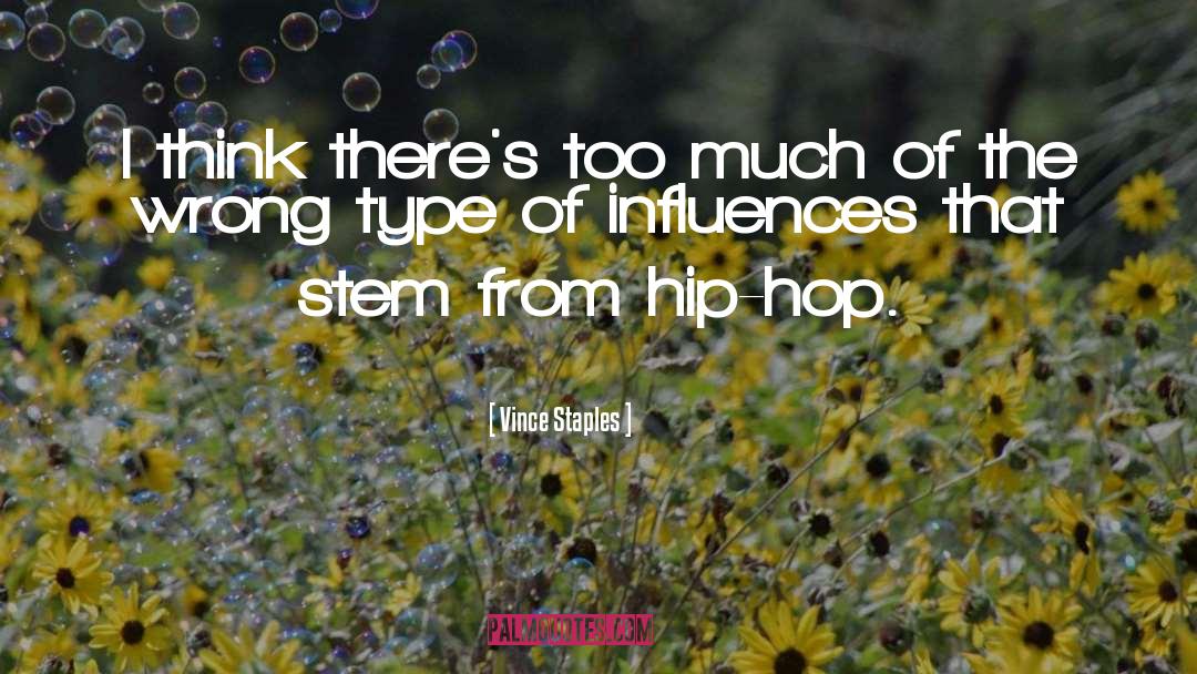 Hip Hop Artist quotes by Vince Staples