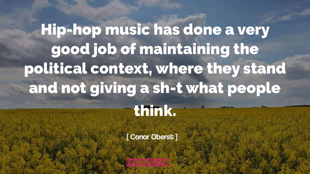 Hip Hop Music quotes by Conor Oberst