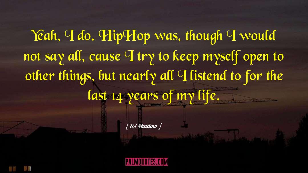 Hiphop quotes by DJ Shadow