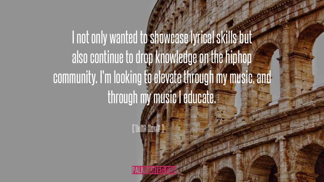 Hiphop quotes by Talib Kweli