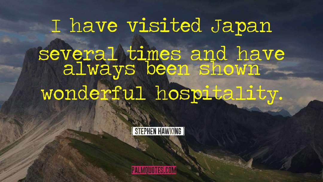 Hipness Japan quotes by Stephen Hawking