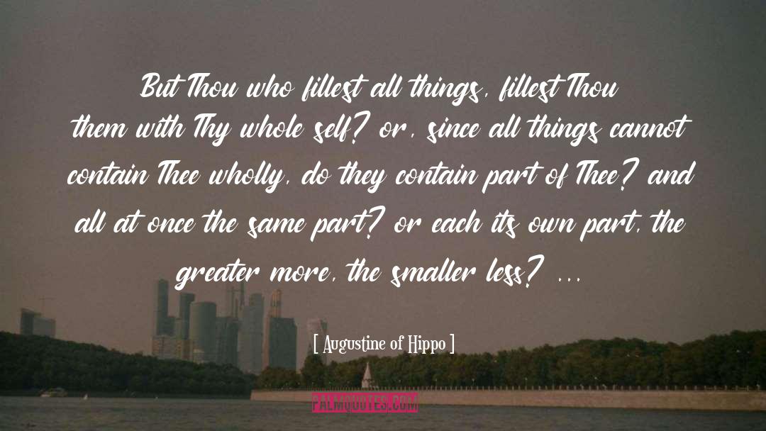 Hippo quotes by Augustine Of Hippo