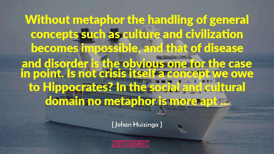 Hippocrates quotes by Johan Huizinga
