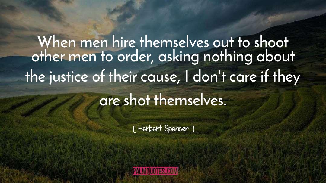 Hire quotes by Herbert Spencer