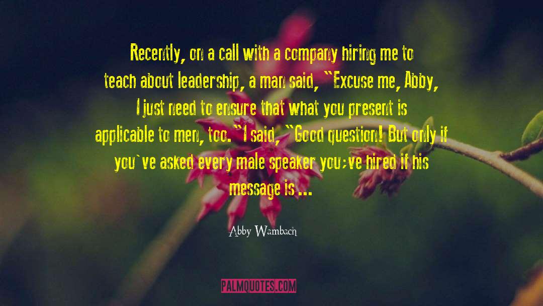 Hiring quotes by Abby Wambach