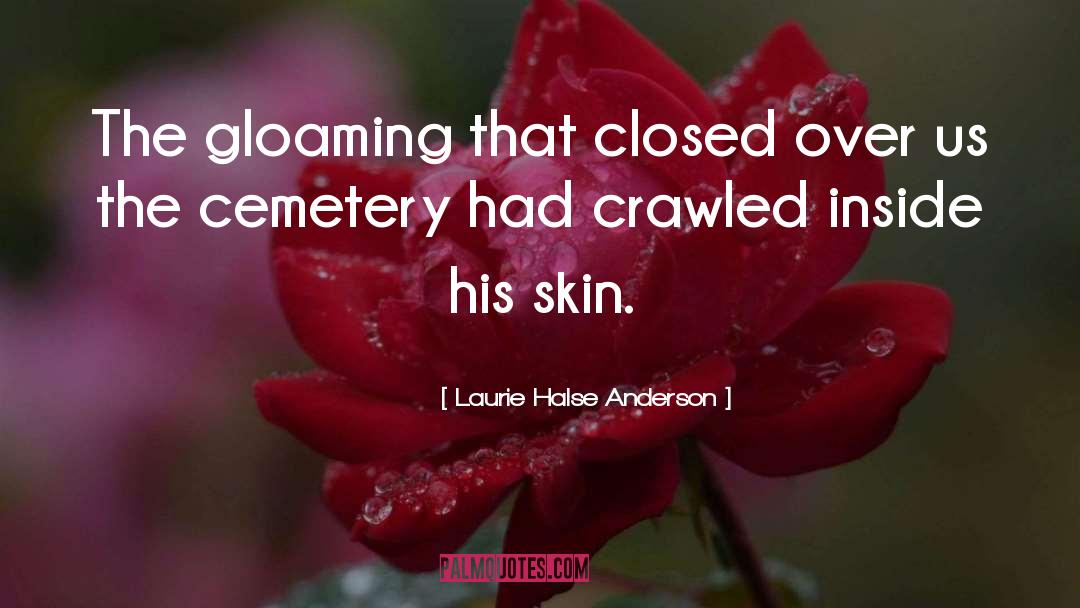 Hirstein Cemetery quotes by Laurie Halse Anderson